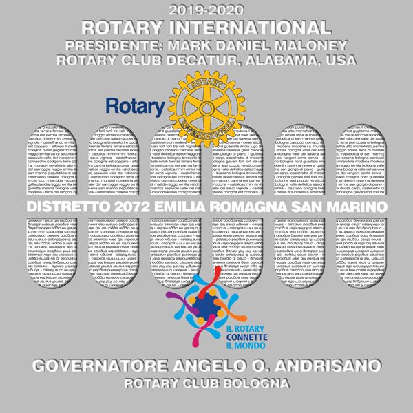 2018, logo 2019-2020 'distretto rotariano 2072'